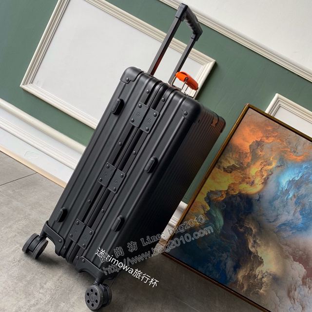 Rimowa拉杆箱 66654 Rimowa x AMBUSH 全鋁鎂合金 全新亮橘色手柄 日默瓦拉箱 行李箱xzx1160
